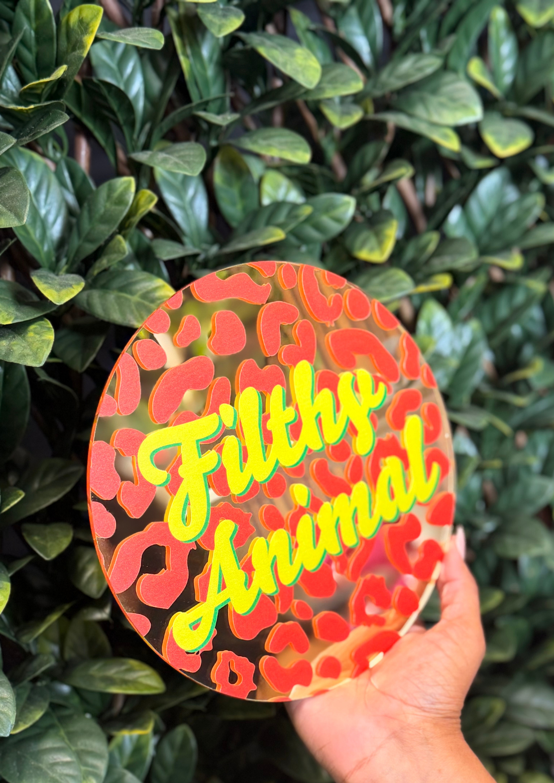 Filthy Animal Circular Mirror