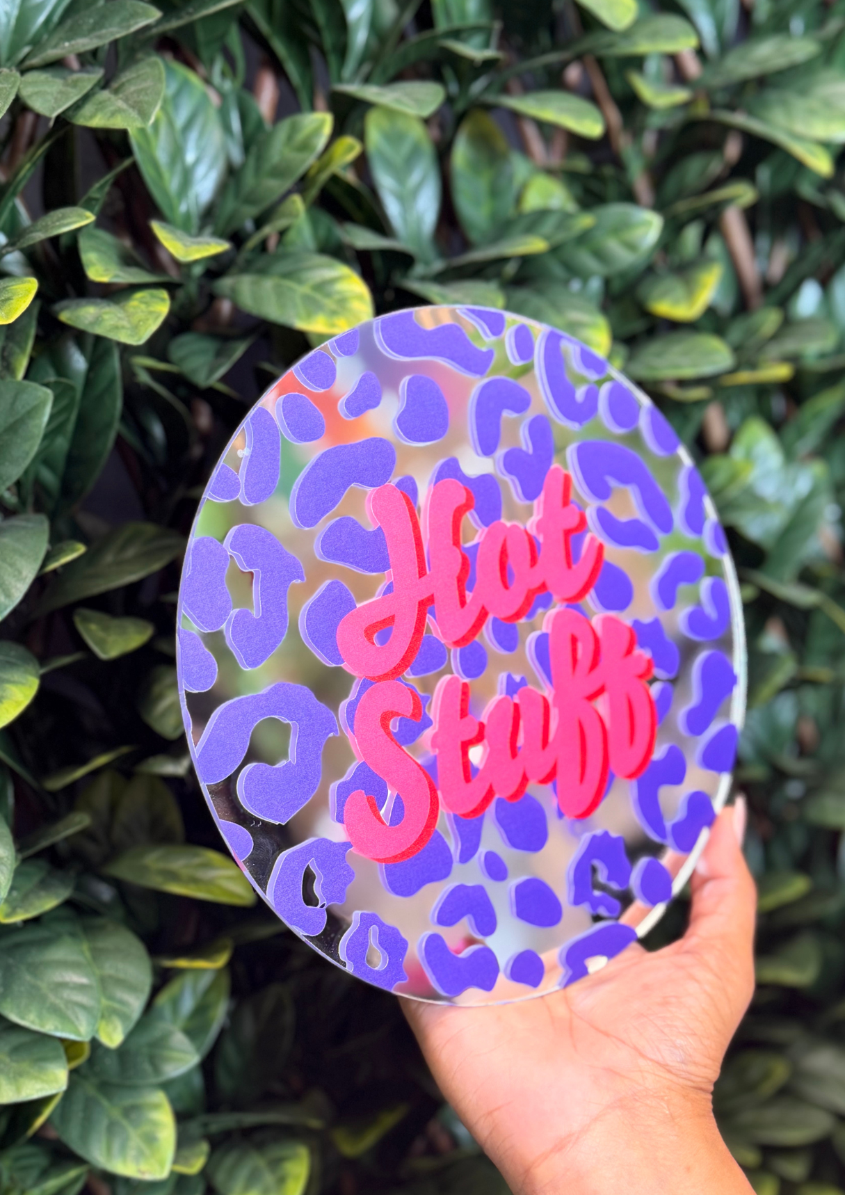 Hot Stuff Circular Mirror