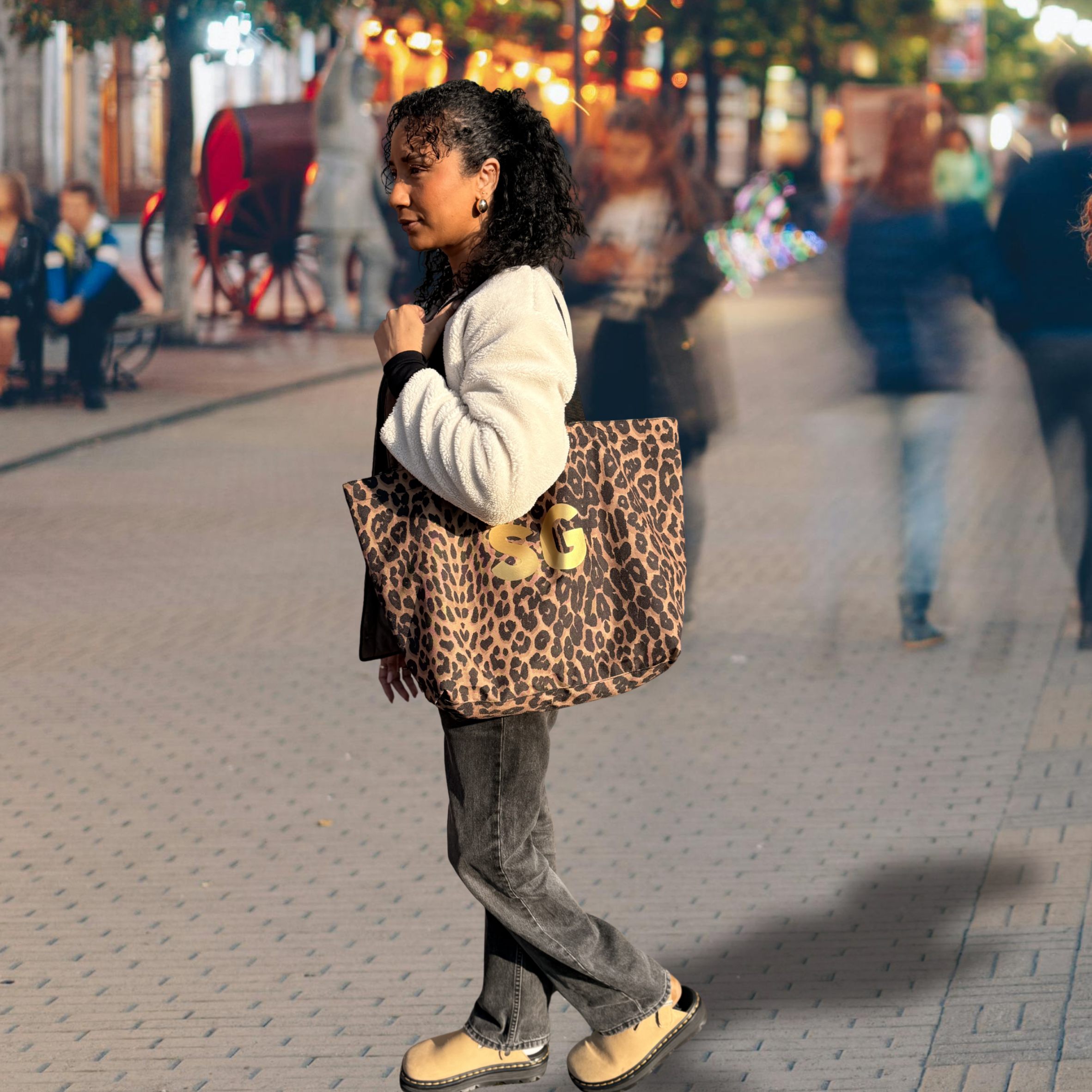 The Everything Leopard Tote