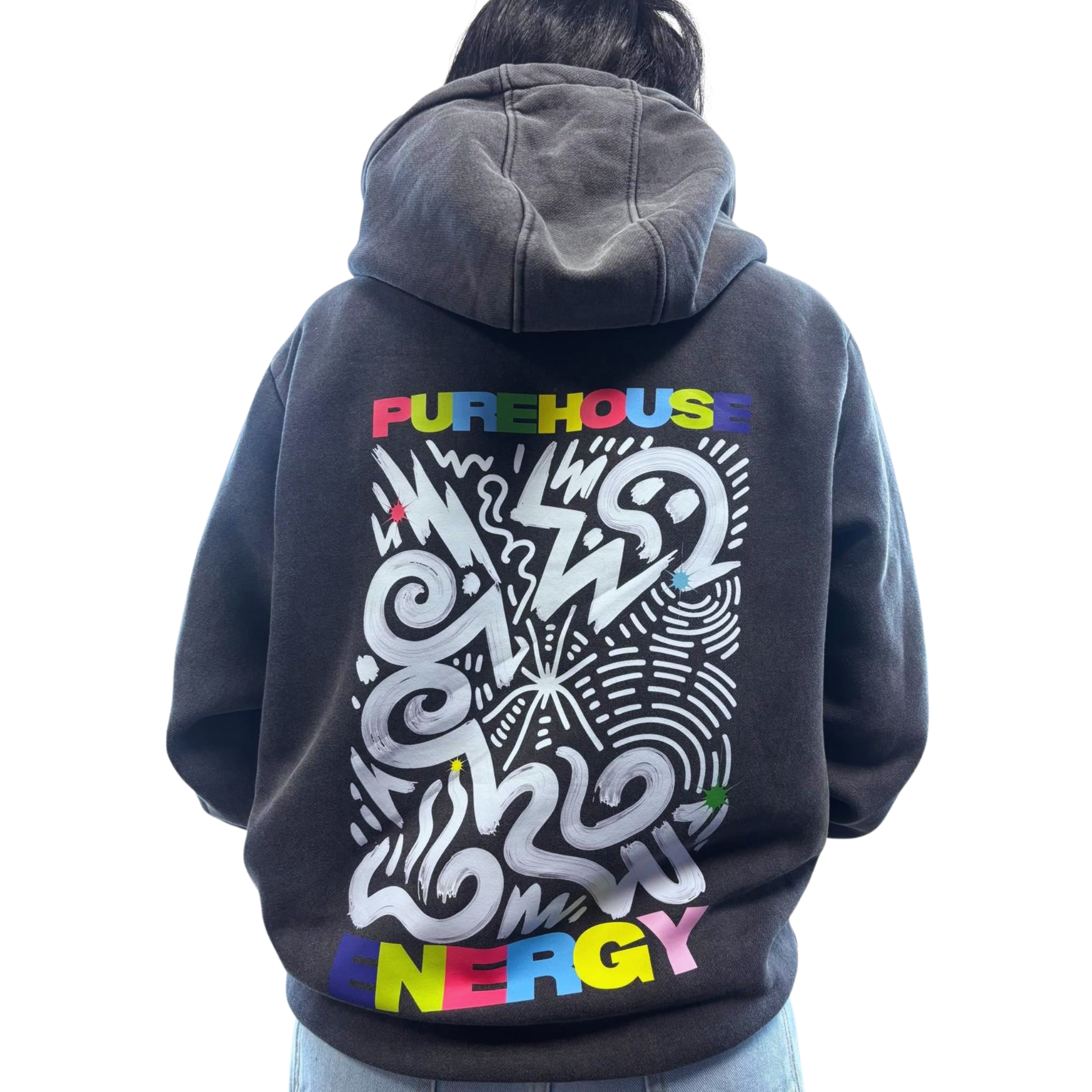 PURE HOUSE ENERGY VINTAGE HOODIE