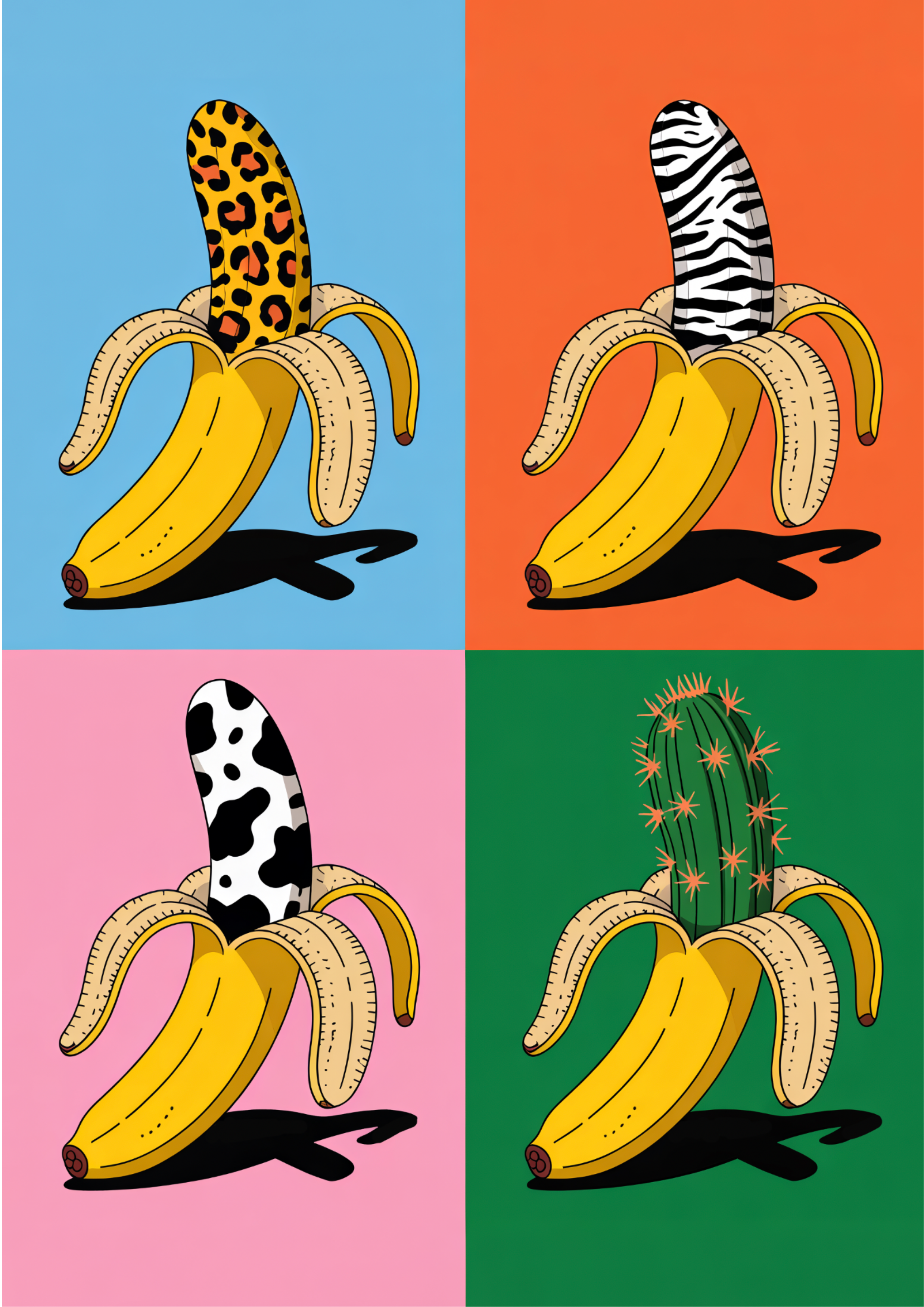 Bananas! Art Print - Completely Normal Obvs