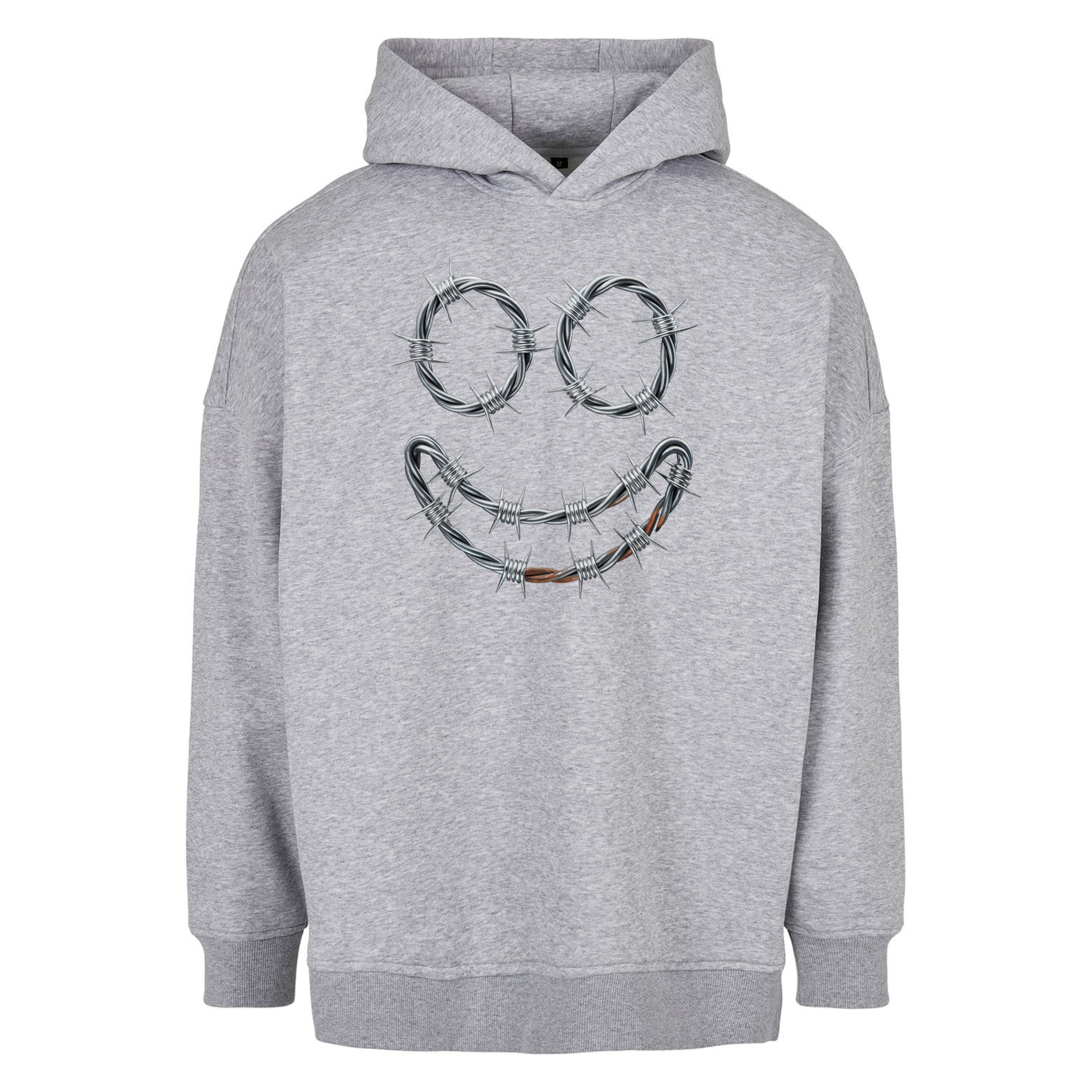 FAKE SMILE Oversized Hoodie — Looks Happy. Isn’t.