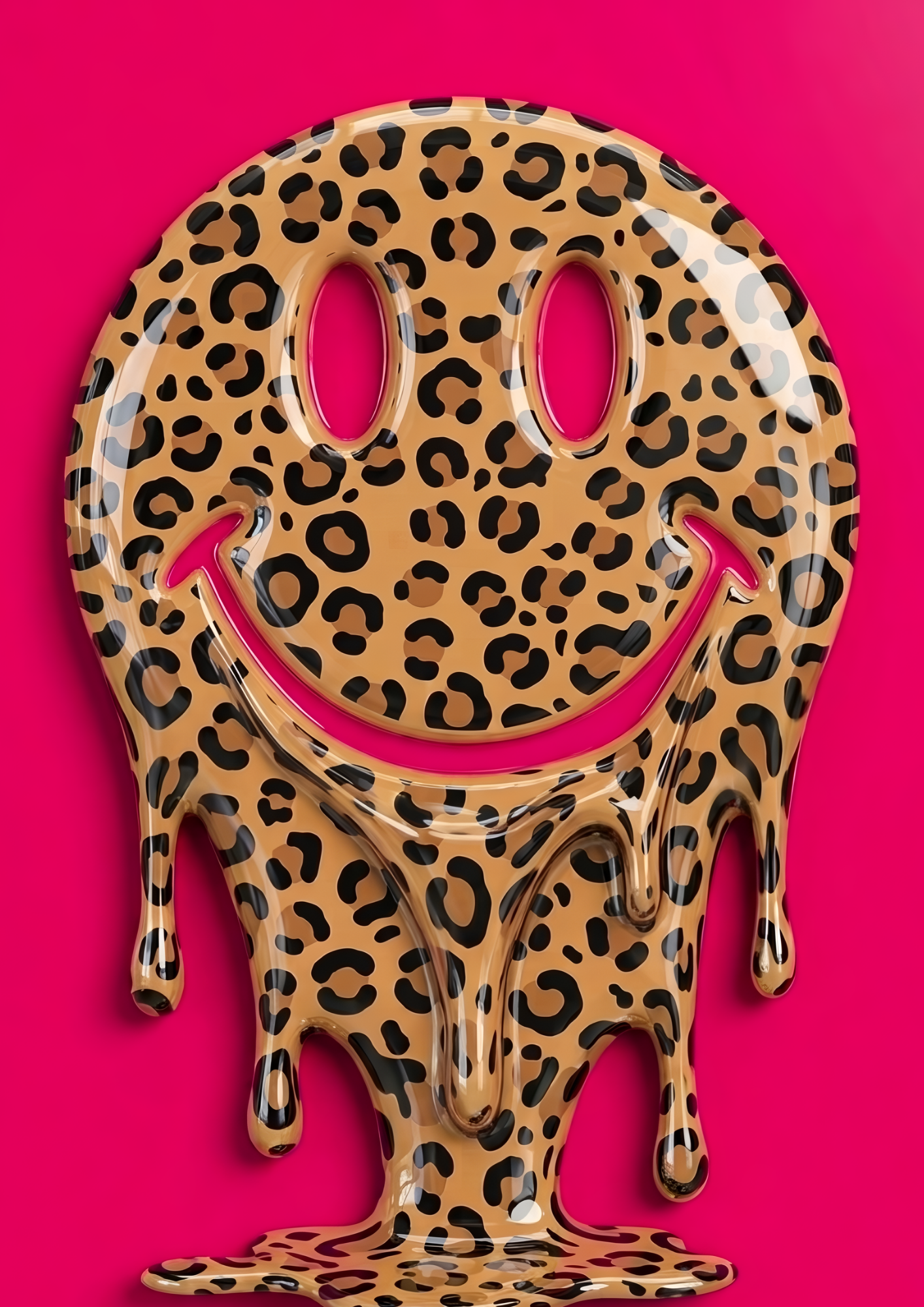 Leopard Drool - Art Print