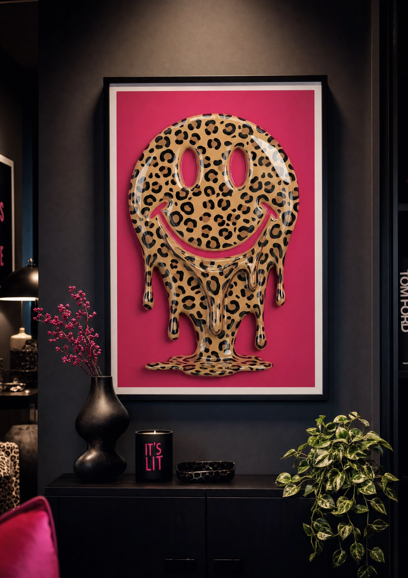 Leopard Drool - Art Print