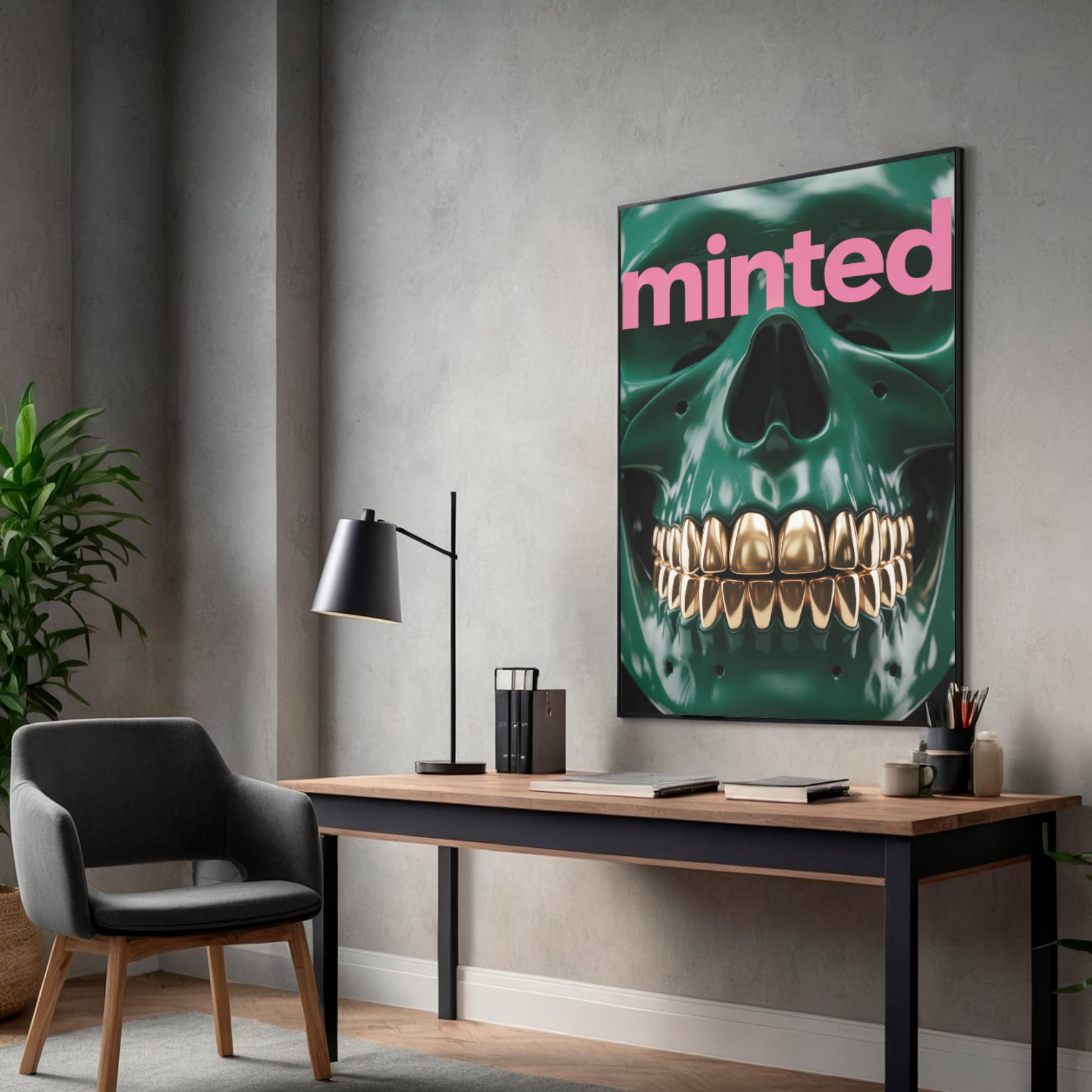 Minted - Skull Art Print
