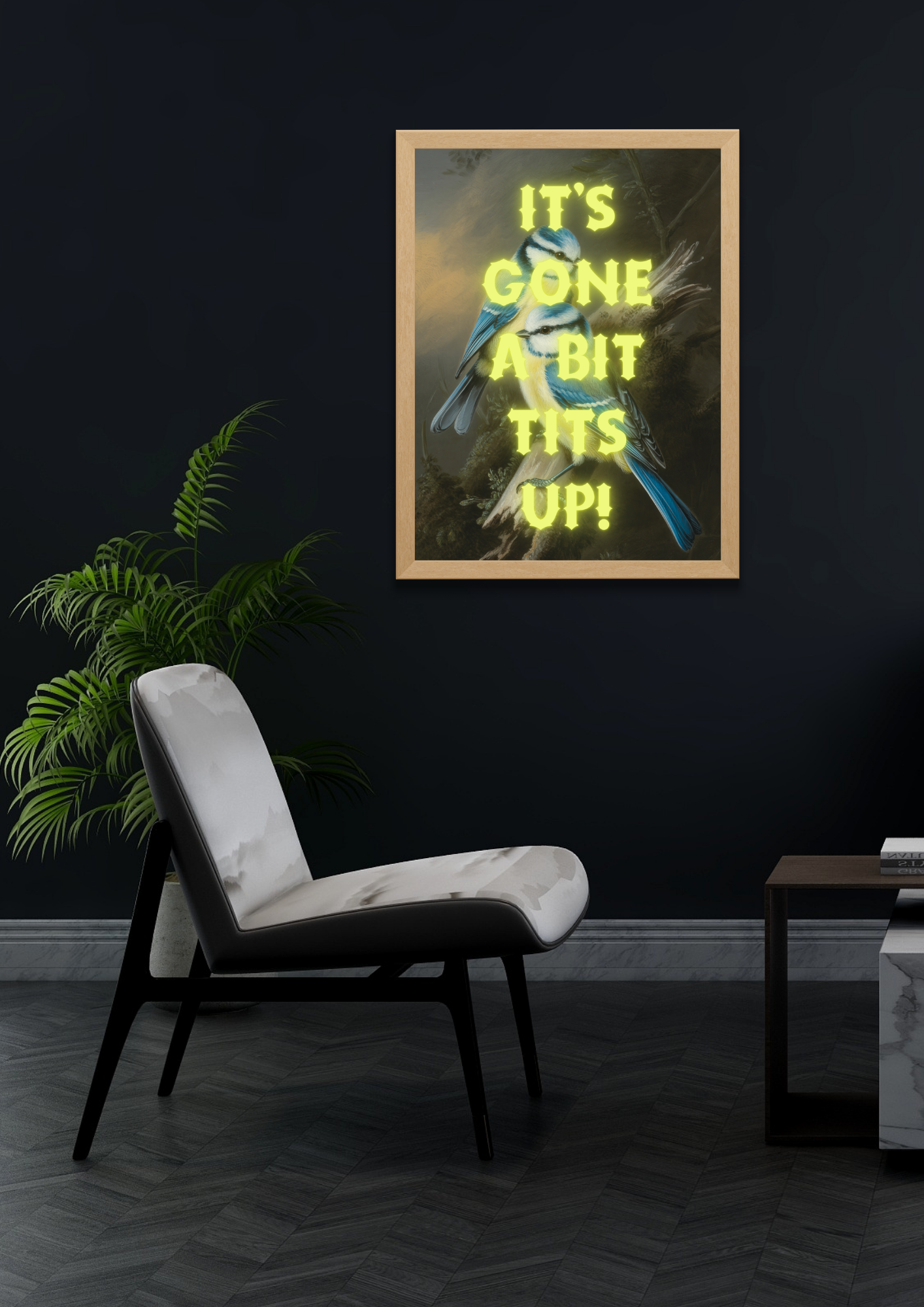 TITS UP - Art Print