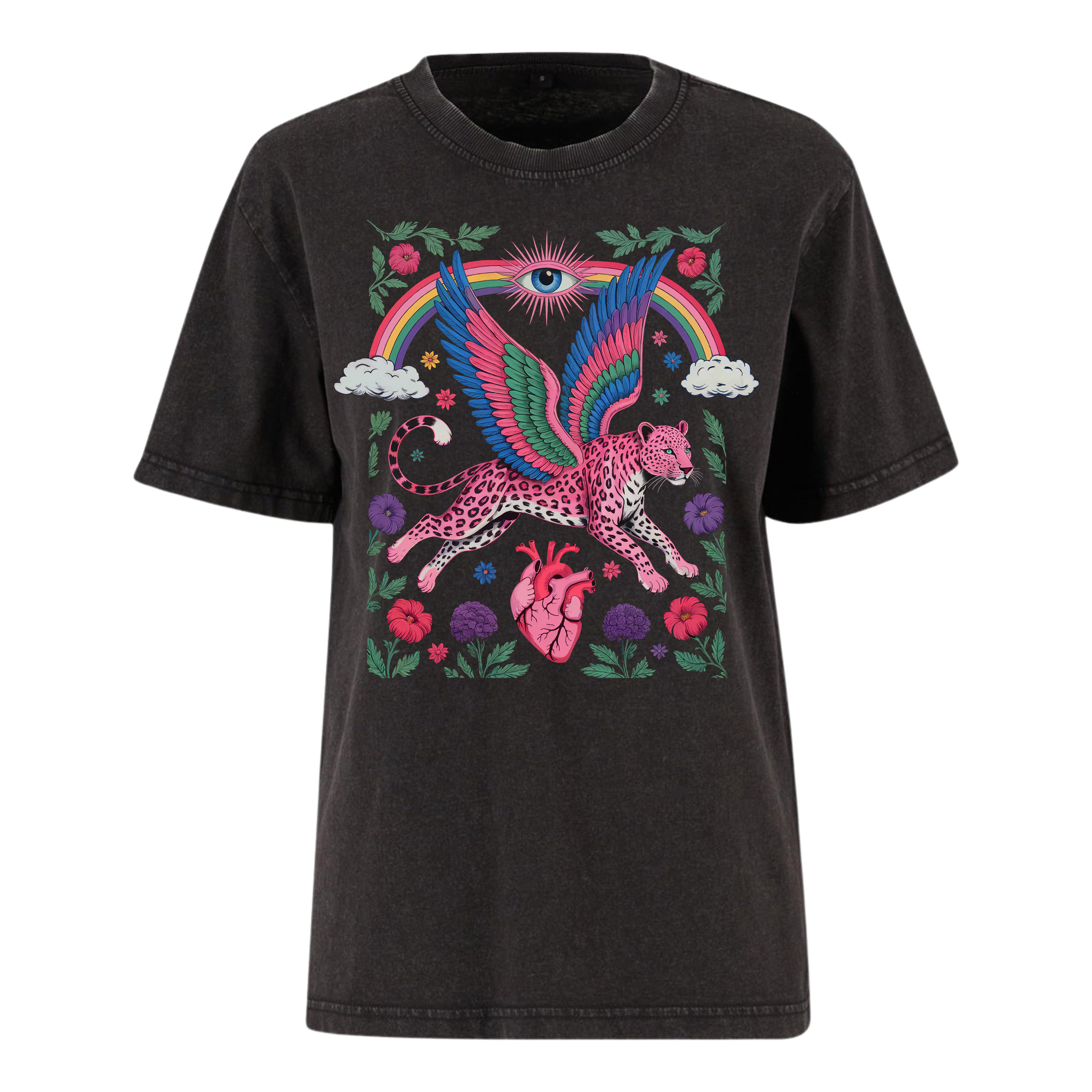 Under the Rainbow vintage wash T-Shirt