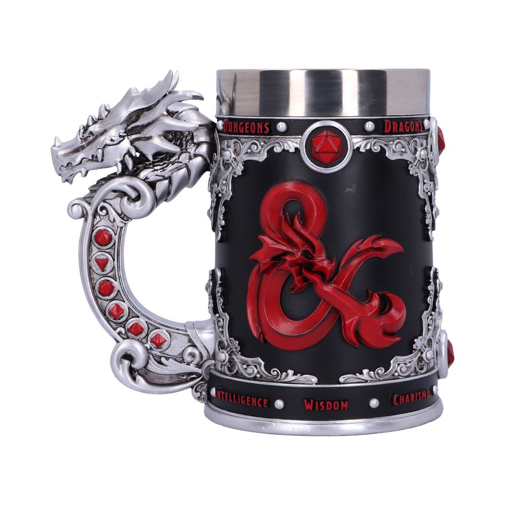 Dungeons & Dragons Tankard 15.5cm — Raise a Glass to Adventure! 🎲🔥