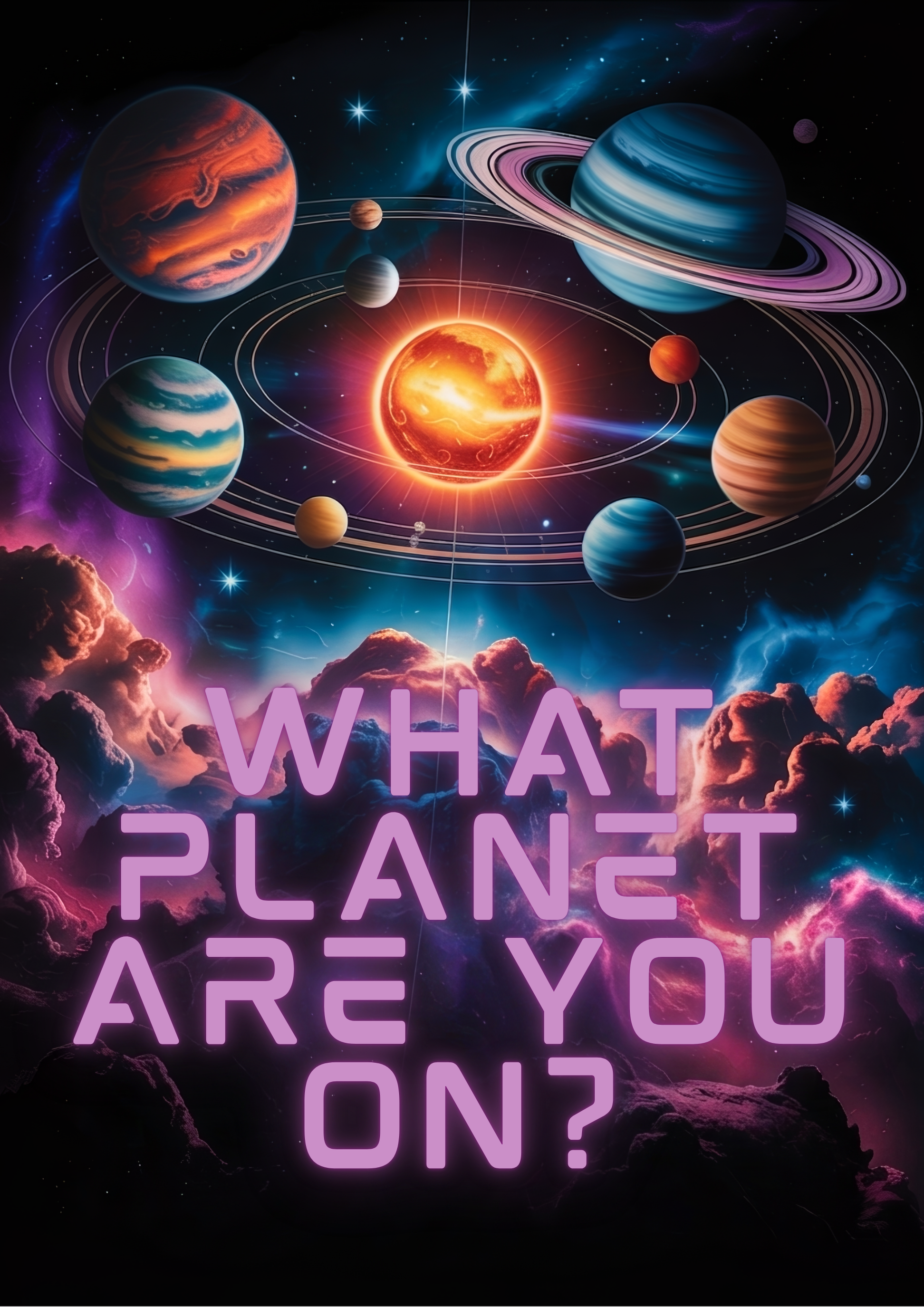 WHAT PLANET ARE YOU ON? Art Print